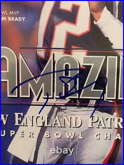 Tom Brady SIGNED 2001 Super Bowl Sports Illustrated JSA LOA Authenticated