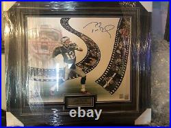 Tom Brady Showcase Framed LE 2/100 Autographed