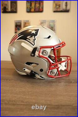 Tom Brady Signed And Inscribed NFL Draft Pick 199 Authentic Full-Sized Helmet