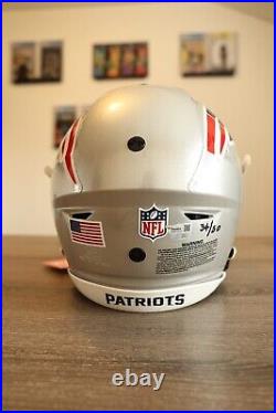 Tom Brady Signed And Inscribed NFL Draft Pick 199 Authentic Full-Sized Helmet