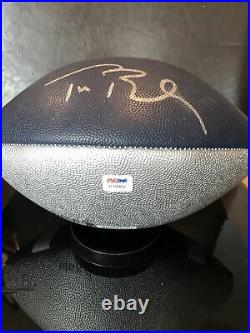 Tom Brady Signed Auto Psa Dna Football Patriots Rare Item