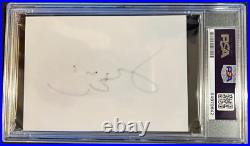 Tom Brady Signed Autograph New England Patriots Tampa Bay Bucs Psa/dna Coa Slab