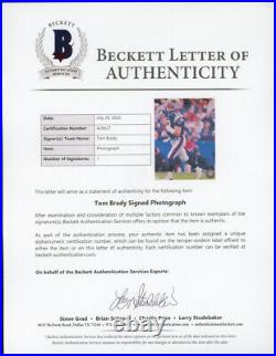 Tom Brady Signed Autographed 8x10 Photo Beckett