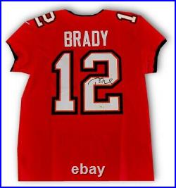 Tom Brady Signed Autographed Authentic Jersey Tampa Bay Buccaneers Fanatics Red