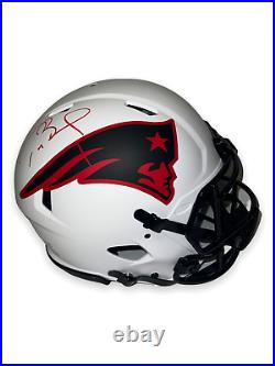Tom Brady Signed Autographed Authentic Speed Lunar Helmet Patriots Fanatics