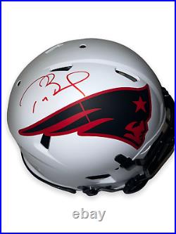 Tom Brady Signed Autographed Authentic Speed Lunar Helmet Patriots Fanatics
