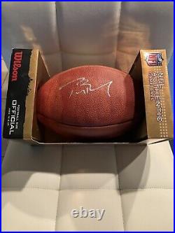 Tom Brady Signed/Autographed NFL Wilson Duke Football with Tristar Hologram Only