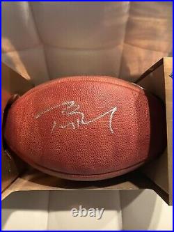 Tom Brady Signed/Autographed NFL Wilson Duke Football with Tristar Hologram Only