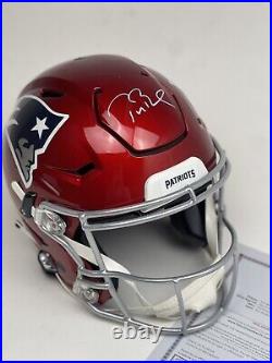 Tom Brady Signed Autographed Patriots FLASH Speedflex FANATICS COA