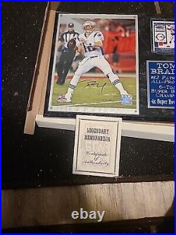 Tom Brady Signed Autographed Photo New England Patriots