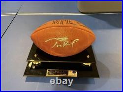 Tom Brady Signed Autographed Wilson Official NFL Duke Football MM 100% Guarantee