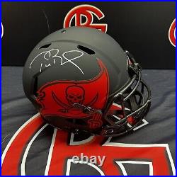 Tom Brady Signed Buccaneers Eclipse Authentic Helmet Autographed Fanatics
