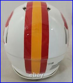Tom Brady Signed Buccaneers F/s Throwback Speed Authentic Helmet Fanatics Coa