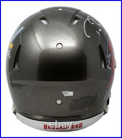 Tom Brady Signed Buccaneers Full Size SB LV Speed Authentic Helmet Fanatics LOA