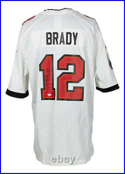 Tom Brady Signed Buccaneers White Nike Game Style Football Jersey Fanatics