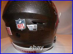 Tom Brady Signed Bucs FS Speed Flex helmet Fanatics COA NFL Auto
