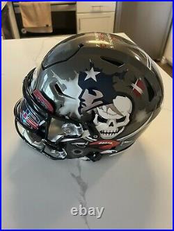 Tom Brady Signed Custom Full Size Authentic Speed Helmet Fanatics 1/1 Limited Ed