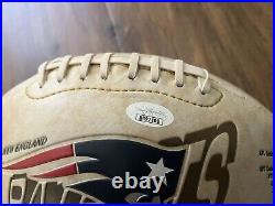 Tom Brady Signed Football early 00's with 12 inscription JSA COA Auto Patriots