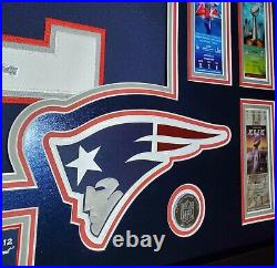 Tom Brady Signed & Framed Nike Elite Jersey withLEDS & (6) Superbowl Tickets