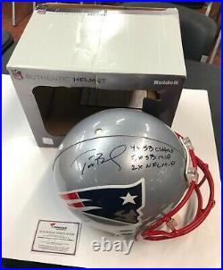 Tom Brady Signed Full Size Authentic Patriots Football Helmet Tristar Fanatics