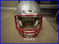 Tom Brady Signed Game VSR-4 Pro Line Full Size Un Used Helmet Tri-Star Patriots