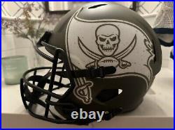Tom Brady Signed Helmet Army Salute