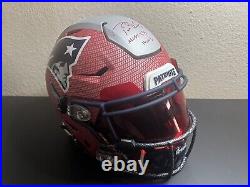 Tom Brady Signed Hydro Speed flex Helmet. Visor And 3D Bumpers