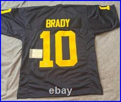 Tom Brady Signed Jersey WithCOA Custom Michigan Jersey