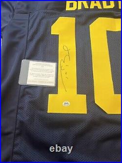 Tom Brady Signed Jersey WithCOA Custom Michigan Jersey