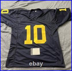 Tom Brady Signed Jersey WithCOA Custom Michigan Jersey