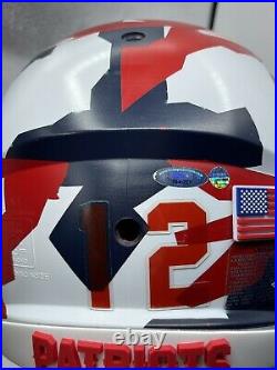 Tom Brady Signed Limited Edition Tristar Helmet Extremely Rare (only 12 exist)