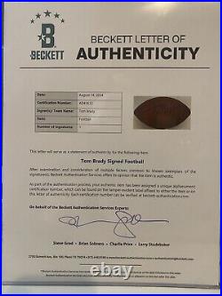 Tom Brady Signed NFL Football with COA