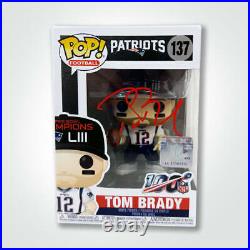 Tom Brady Signed NFL New England Patriots Player Funko Pop