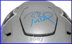 Tom Brady Signed New England Patriots Authentic Speed Flex Helmet FAN 31515