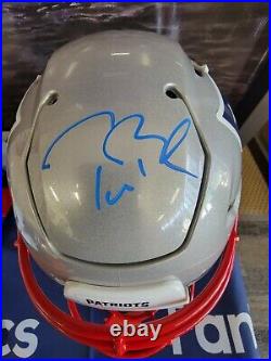 Tom Brady Signed New England Patriots Authentic Speed-Flex Helmet Fanatics LOA