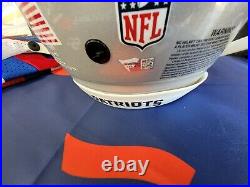 Tom Brady Signed New England Patriots Authentic Speed-Flex Helmet Fanatics LOA