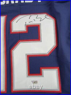 Tom Brady Signed New England Patriots Blue Elite Jersey Fanatics