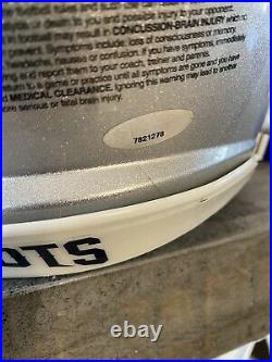 Tom Brady Signed New England Patriots F/s Speed Authentic Helmet Tristar Coa 11
