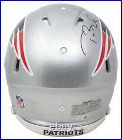 Tom Brady Signed New England Patriots Full Size Speed Authentic Helmet TriStar