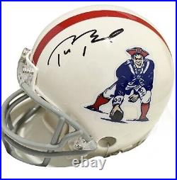 Tom Brady Signed New England Patriots Mini Helmet Autographed Auto PSA DNA COA
