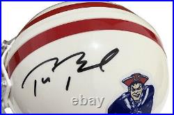Tom Brady Signed New England Patriots Mini Helmet Autographed Auto PSA DNA COA