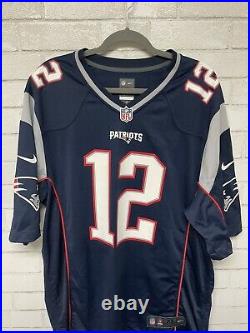 Tom Brady Signed Nike New England Patriots Jersey Autographed TRISTAR