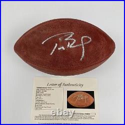 Tom Brady Signed Official Wilson NFL Game Football JSA COA