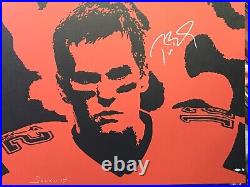 Tom Brady Signed Original Oil Painting 1 Of 1 GOAT Autograph Tristar Buckaneers