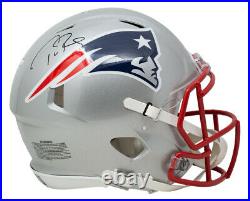 Tom Brady Signed Patriots Full Size Speed Authentic Helmet Fanatics AA0105232
