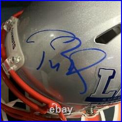 Tom Brady Signed SB LII Authentic Speed New England Patriots Helmet Steiner