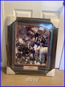 Tom Brady Signed Super Bowl 38 16x20 Matted Framed Photo with COA