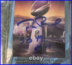 Tom Brady Signed Super Bowl 49 XLIX Ticket SB 49 MVP BAS 10