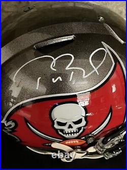 Tom Brady Signed Tampa Bay Buccaneers Custom Speedflex Helmet. Fanatics