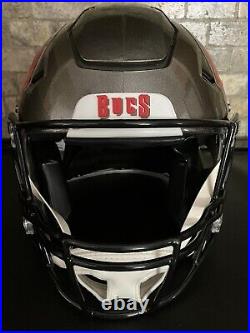 Tom Brady Signed Tampa Bay Buccaneers Custom Speedflex Helmet. Fanatics